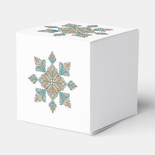 Moroccan Embroidery Star フェイバーボックス (裏面サイド)