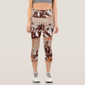 Moroccan Feast V4 カプリレギンス (正面)