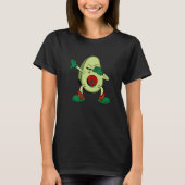 Moroccan Flag Dabbing Avocado Moroccan Pride Moroc Tシャツ (正面)