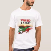 Moroccan Flag Motivation & Champion Mindset Design Tシャツ (正面)