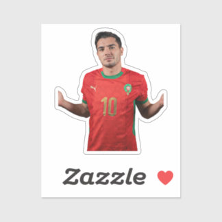 Moroccan Football Player Stickers シール