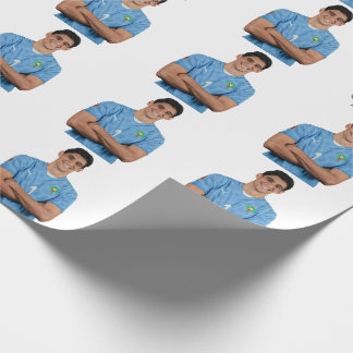 Moroccan Football Player Stickers ラッピングペーパー