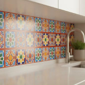 Moroccan Geometric Ceramic Tile Decor タイル