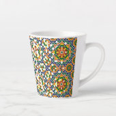 Moroccan Geometric Pattern カフェラテマグ (右)