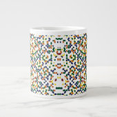 Moroccan Geometric Pattern ジャンボコーヒーマグカップ (正面)