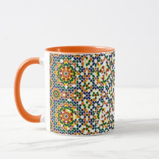 Moroccan Geometric Pattern マグカップ (左)