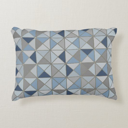 Moroccan Geometric Throw Pillow アクセントクッション (正面)