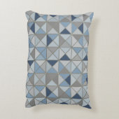 Moroccan Geometric Throw Pillow アクセントクッション (裏面(縦))