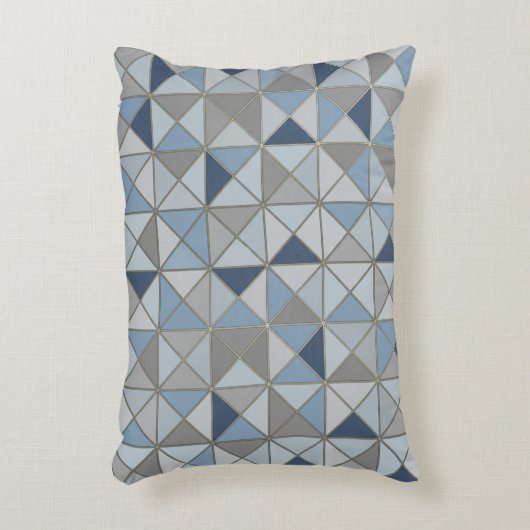 Moroccan Geometric Throw Pillow アクセントクッション (正面(垂直))