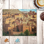 Moroccan Kasbah Desert City Puzzle ジグソーパズル<br><div class="desc">Puzzle featuring a city in the desert of Morocco. With so many matching colors and shapes an extra challenge!</div>