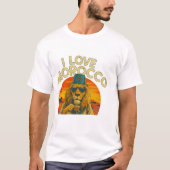 Moroccan Lion Pride – I Love Morocco Bold Tシャツ (正面)