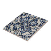 Moroccan Mediterranean Faux Diamond Tile Pattern タイル (側面)
