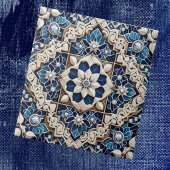 Moroccan Mediterranean Faux Diamond Tile Pattern タイル