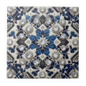 Moroccan Mediterranean Faux Diamond Tile Pattern タイル (正面)