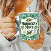 Moroccan Mint Tea Botanical Recipe コーヒーマグカップ