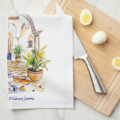 Moroccan Oasis - A Culinary Journey Kitchen Towels キッチンタオル (四つ折り)