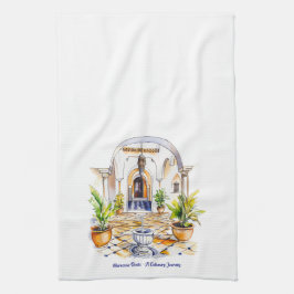 Moroccan Oasis - A Culinary Journey Kitchen Towels キッチンタオル