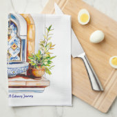 Moroccan Oasis - A Culinary Journey Kitchen Towels キッチンタオル (四つ折り)