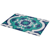 Moroccan Oasis Mosaic for Luxury Mediterranean カッティングボード (角)