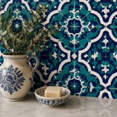 Moroccan Oasis Mosaic for Luxury Mediterranean タイル