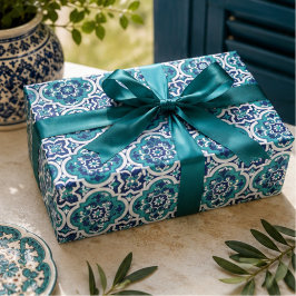Moroccan Oasis Mosaic for Luxury Mediterranean ラッピングペーパー