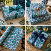 Moroccan Oasis Mosaic for Luxury Mediterranean ラッピングペーパー
