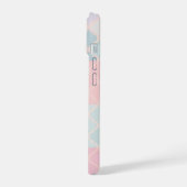 Moroccan Pattern Pastel Geometric Phone Case iPhone 15ケース (左側面)