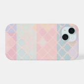 Moroccan Pattern Pastel Geometric Phone Case iPhone 15ケース (裏面横)
