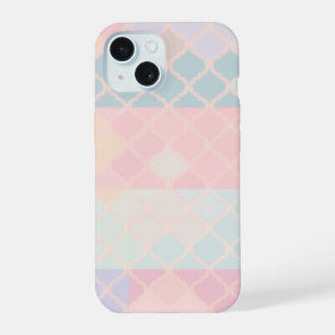 Moroccan Pattern Pastel Geometric Phone Case iPhone 15ケース