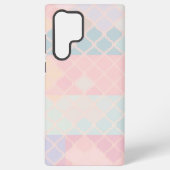 Moroccan Pattern Pastel Geometric Phone Case Samsung Galaxyケース (裏面)