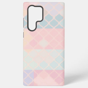 Moroccan Pattern Pastel Geometric Phone Case Samsung Galaxy S22 Ultraケース