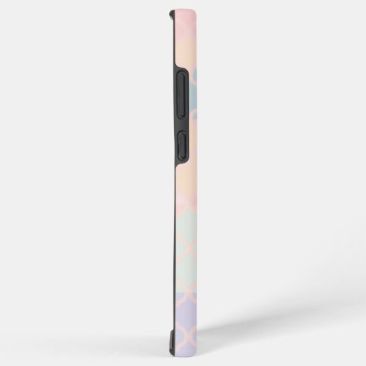 Moroccan Pattern Pastel Geometric Phone Case Samsung Galaxyケース (右側面)