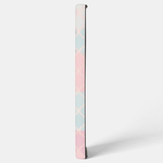 Moroccan Pattern Pastel Geometric Phone Case Samsung Galaxyケース (左側面)