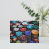 Moroccan Plates At Market ポストカード (スタンド正面)