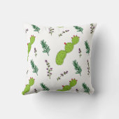 Moroccan Prickly Pear Cactus Pattern クッション (裏面)