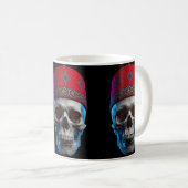 Moroccan Skull Art コーヒーマグカップ (正面右)