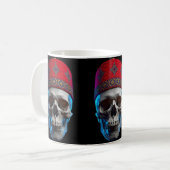 Moroccan Skull Art コーヒーマグカップ (正面左)