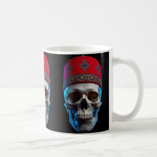 Moroccan Skull Art コーヒーマグカップ