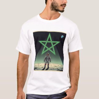 Moroccan Star on the Moon - Vintage Art Tシャツ