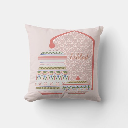Moroccan Style – Throw Pillow クッション (正面)
