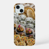 Moroccan Sweets Dessert Pattern iPhone Case  15ケース (裏面)