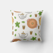 Moroccan Tea & Tajine Pattern クッション (裏面)