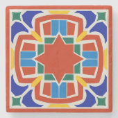 Moroccan Tile Marble Stone Coaster ストーンコースター (正面)