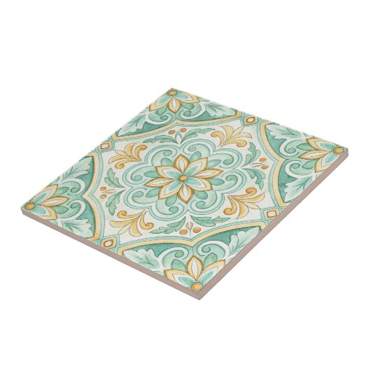 Moroccan Tile Mediterranean Home Decor タイル (側面)