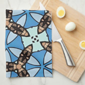 Moroccan Tile Pattern -2 キッチンタオル (四つ折り)