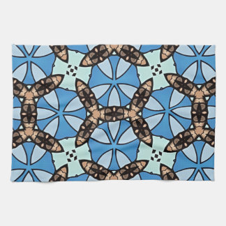 Moroccan Tile Pattern -2 キッチンタオル