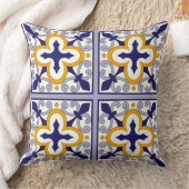 Moroccan Tiles Pattern #2 クッション (ブランケット)
