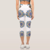 Moroccan Zelije !Moroccan Zellige カプリレギンス (裏面)