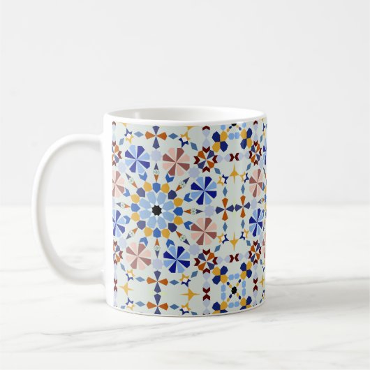 Moroccan Zelije !Moroccan Zellige コーヒーマグカップ (左)