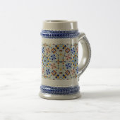 Moroccan Zelije !Moroccan Zellige ビールジョッキ (正面右)